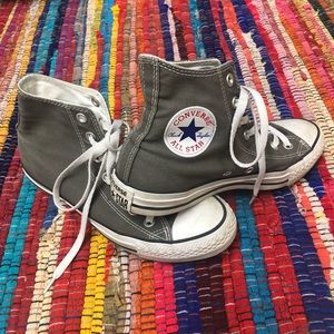 GREY HIGH TOP CONVERSE
